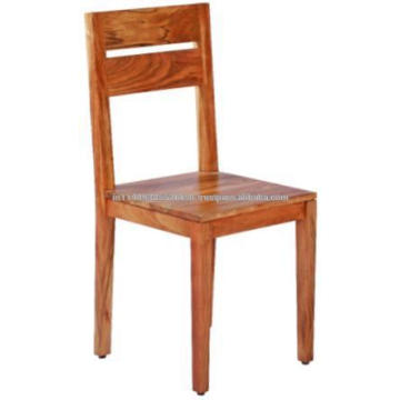 Solid Wood Vintage Dining Natural Finish Dining Chair